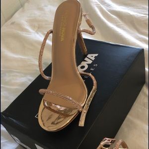 Rose Gold Fashion Nova Heels